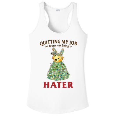 Quitting My Job To Focus On Being A Hater Ladies PosiCharge Competitor Racerback Tank