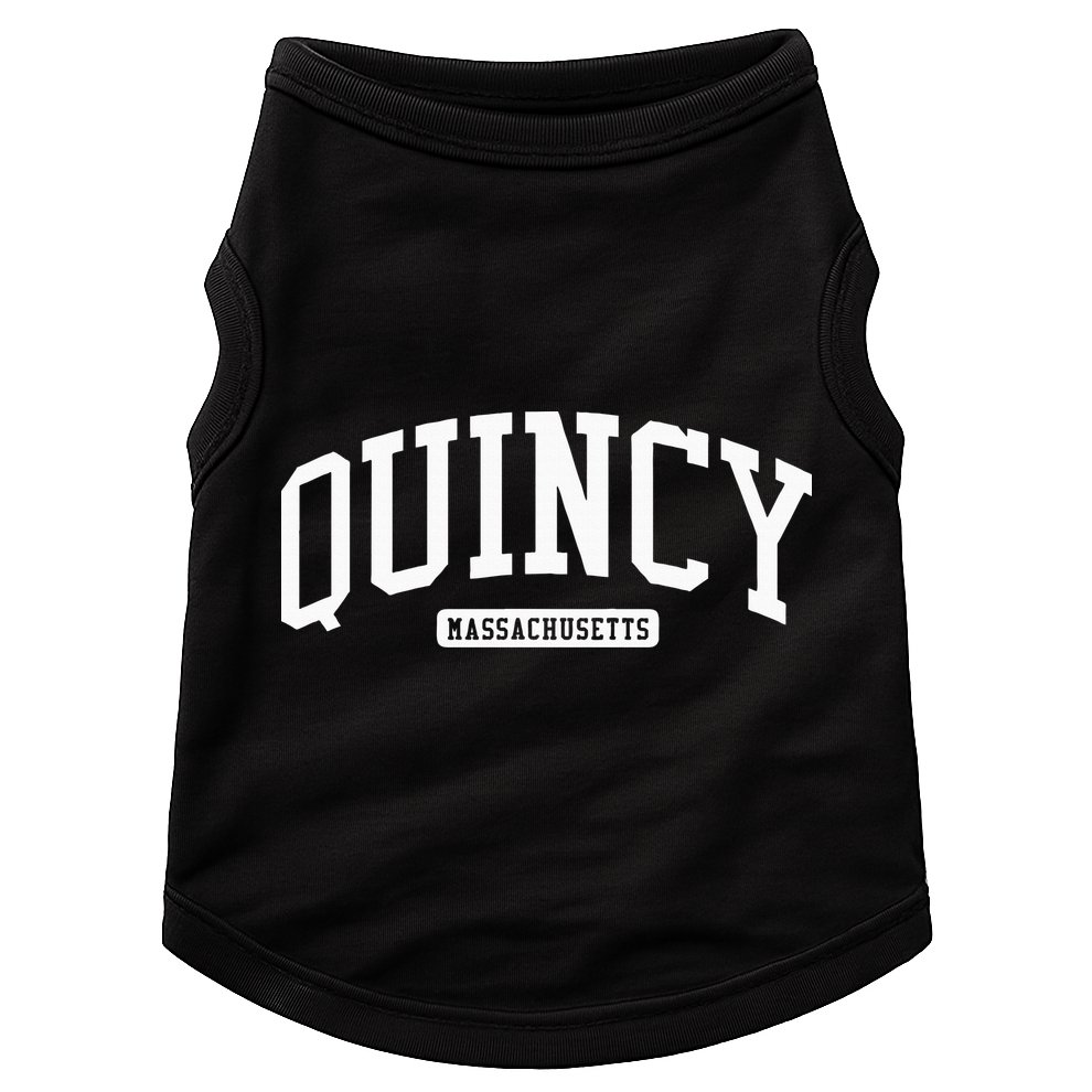 Quincy Massachusetts Ma College Style Doggie Tank