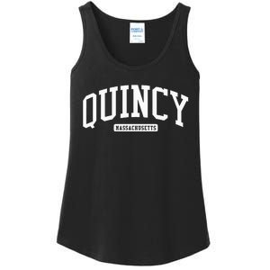 Quincy Massachusetts Ma College Style Ladies Essential Tank