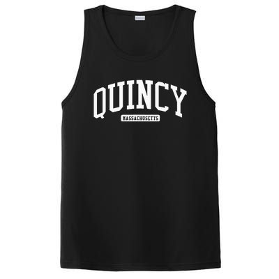 Quincy Massachusetts Ma College Style PosiCharge Competitor Tank