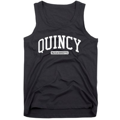 Quincy Massachusetts Ma College Style Tank Top