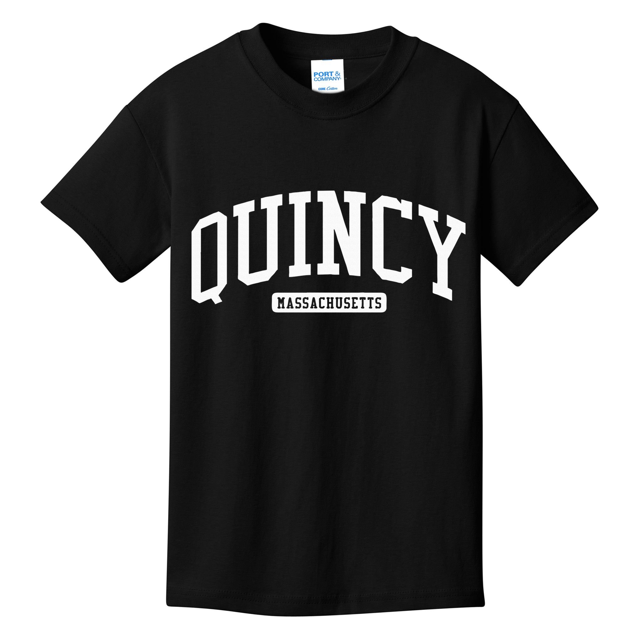 Quincy Massachusetts Ma College Style Kids T-Shirt