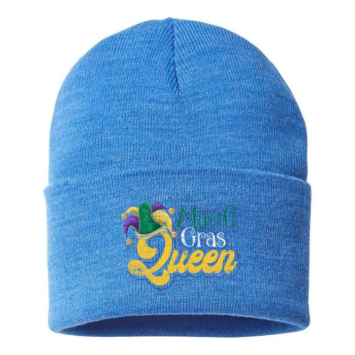 Queen Masquerade Party Costume Gift Mardi Gras Gift Sustainable Knit Beanie