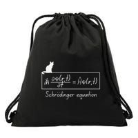 Quantum Mechanics Physics With SchröDinger Equation Design Drawstring Bag