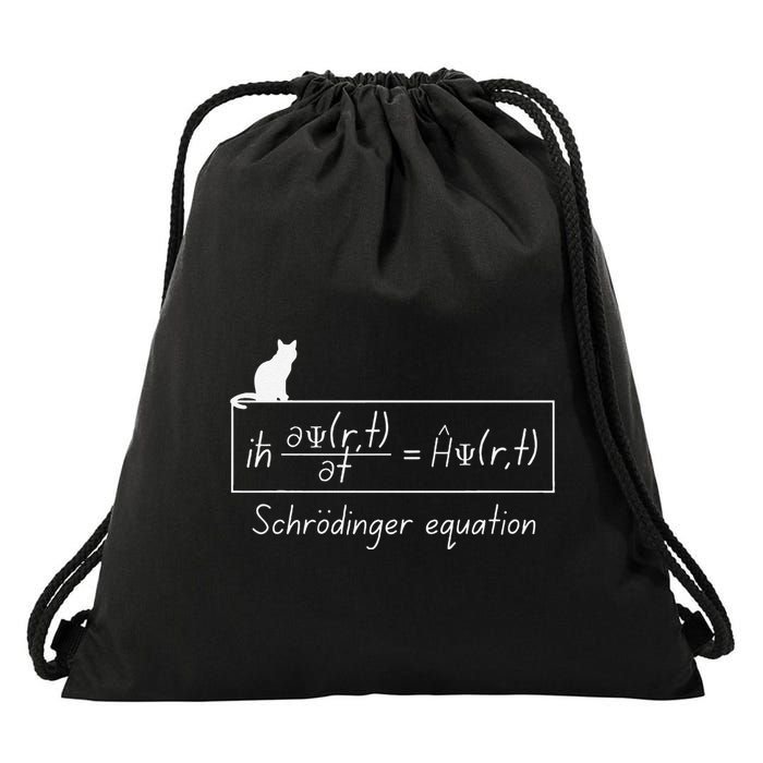 Quantum Mechanics Physics With SchröDinger Equation Design Drawstring Bag
