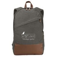 Quantum Mechanics Physics With SchröDinger Equation Design Cotton Canvas Backpack