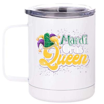 Queen Masquerade Party Costume Gift Mardi Gras Gift 12 oz Stainless Steel Tumbler Cup