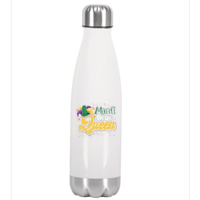 Queen Masquerade Party Costume Gift Mardi Gras Gift Stainless Steel Insulated Water Bottle