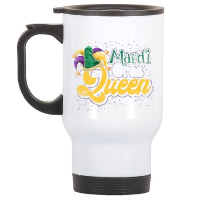 Queen Masquerade Party Costume Gift Mardi Gras Gift Stainless Steel Travel Mug