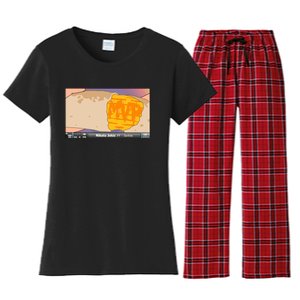 Quesarito Mvp Women's Flannel Pajama Set