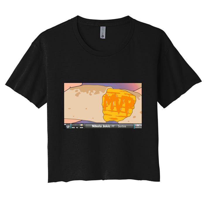 Quesarito Mvp Women's Crop Top Tee