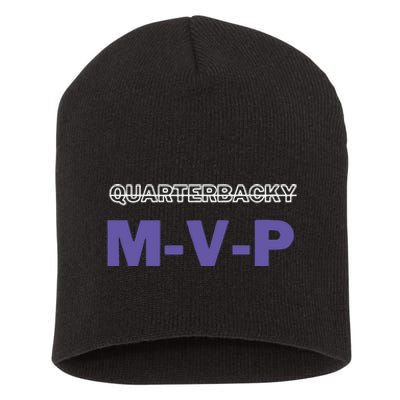 Quarterbacky Mvp Short Acrylic Beanie