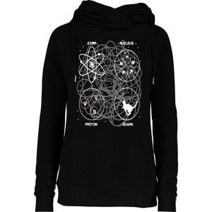 Quantum Mechanics String Theory  Physicist Science Lover Womens Funnel Neck Pullover Hood