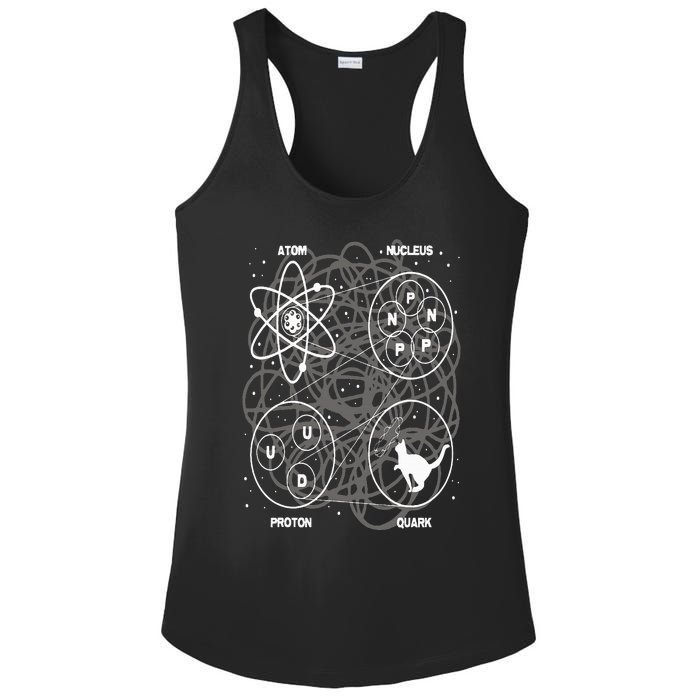 Quantum Mechanics String Theory  Physicist Science Lover Ladies PosiCharge Competitor Racerback Tank