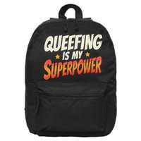 QueefingS My Superpower Queefed Embarrassing Raunchy Humor 16 in Basic Backpack
