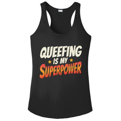 QueefingS My Superpower Queefed Embarrassing Raunchy Humor Ladies PosiCharge Competitor Racerback Tank