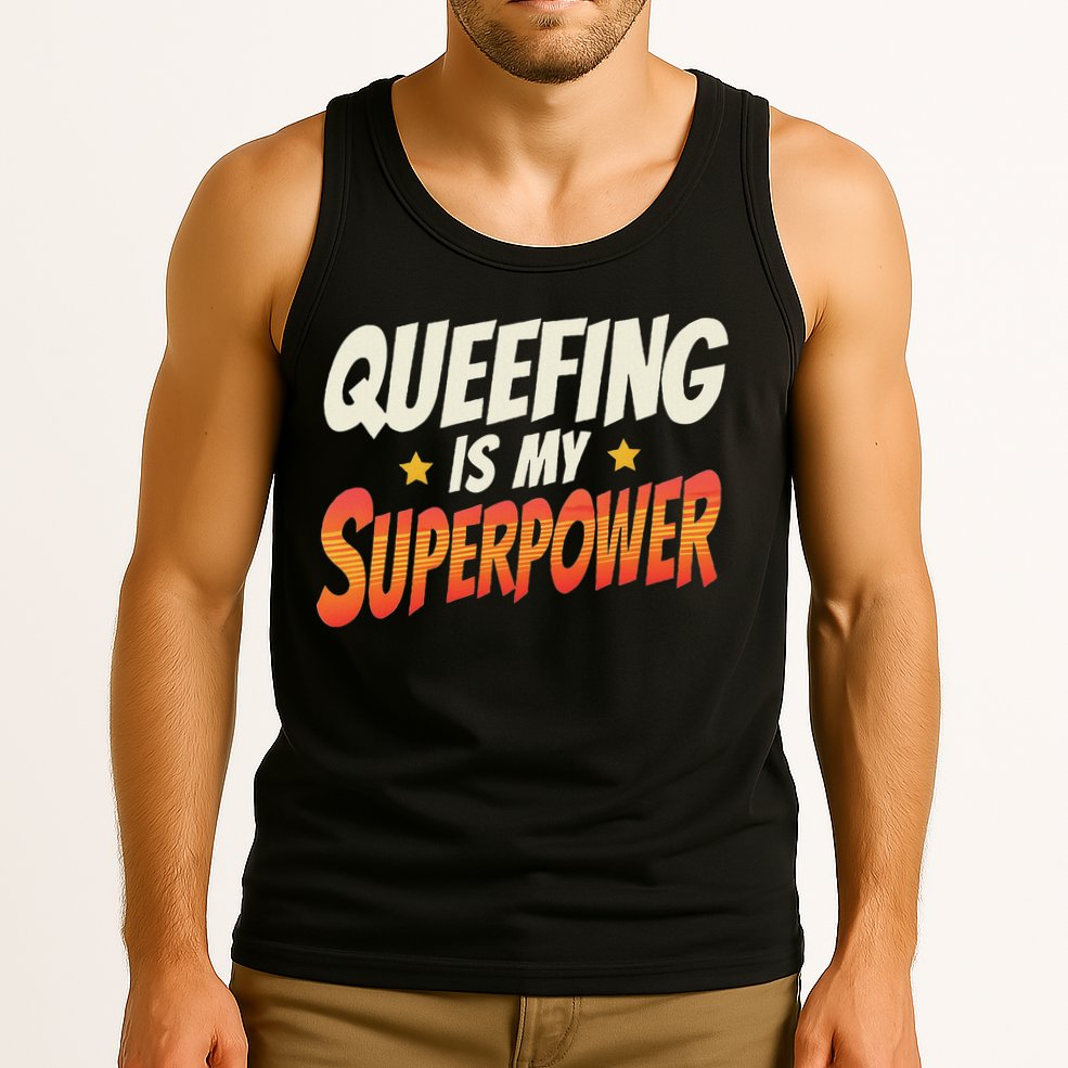 QueefingS My Superpower Queefed Embarrassing Raunchy Humor Tank Top