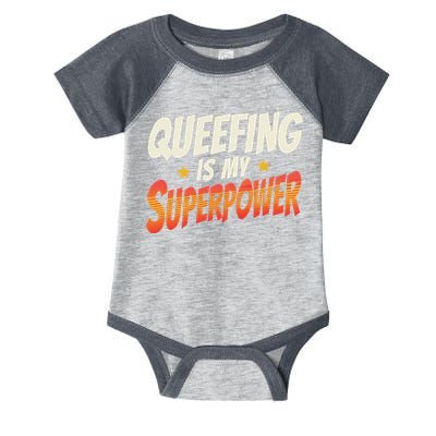 QueefingS My Superpower Queefed Embarrassing Raunchy Humor Infant Baby Jersey Bodysuit