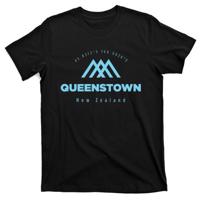 Queenstown Mountain Vacation Skiing New Zealand T-Shirt