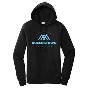 Queenstown Mountain Vacation Skiing New Zealand Women's Pullover Hoodie