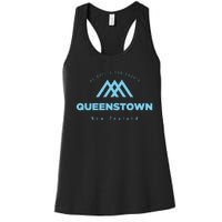 Queenstown Mountain Vacation Skiing New Zealand Women's Racerback Tank