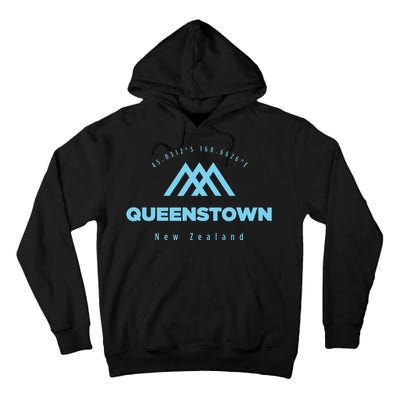 Queenstown Mountain Vacation Skiing New Zealand Tall Hoodie