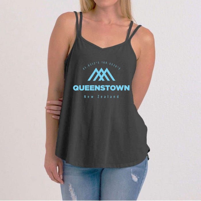 Queenstown Mountain Vacation Skiing New Zealand Women's Strappy Tank