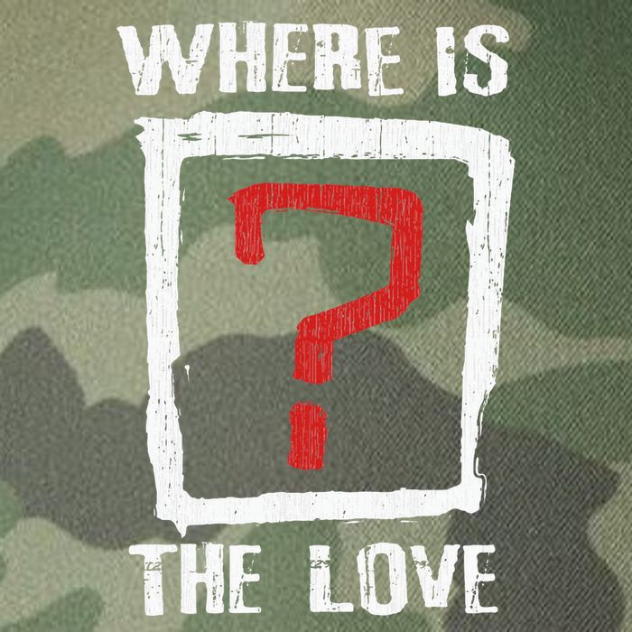 Question Mark Where Is The Love Legacy Tie Dye Trucker Hat