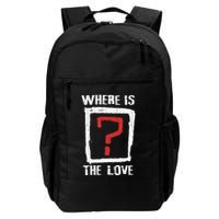 Question Mark Where Is The Love Backpack