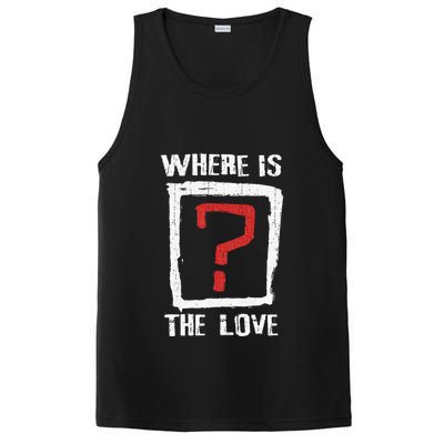 Question Mark Where Is The Love PosiCharge Competitor Tank