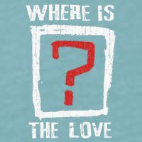 Question Mark Where Is The Love Sueded Cloud Jersey T-Shirt