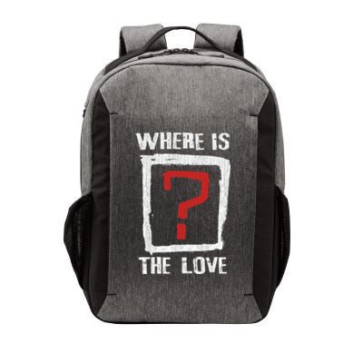 Question Mark Where Is The Love Vector Backpack