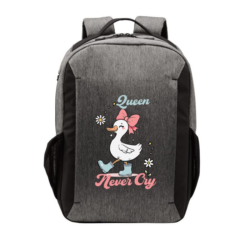 Queen Never Cry Funny Meme Goose Silly Sarcastic Women Vector Backpack
