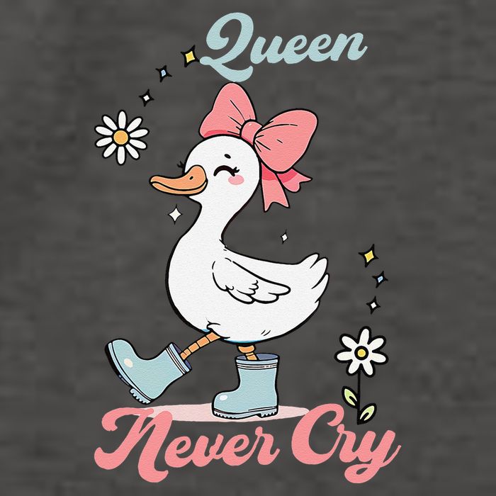 Queen Never Cry Funny Meme Goose Silly Sarcastic Women Vector Backpack