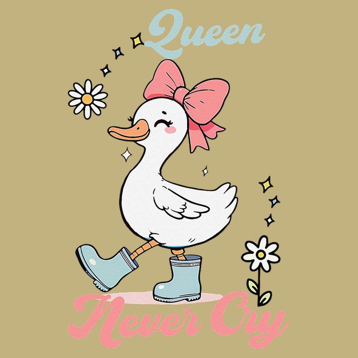 Queen Never Cry Funny Meme Goose Silly Sarcastic Women Cooling Performance Crew T-Shirt