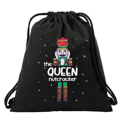 Queen Nutcracker Family Matching Funny Pajama Drawstring Bag