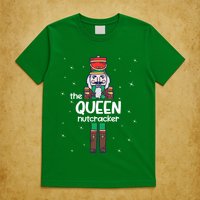 Queen Nutcracker Family Matching Funny Pajama T-Shirt