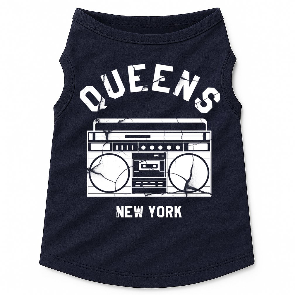 Queens NY Gifts New York NYC Boombox Doggie Tank