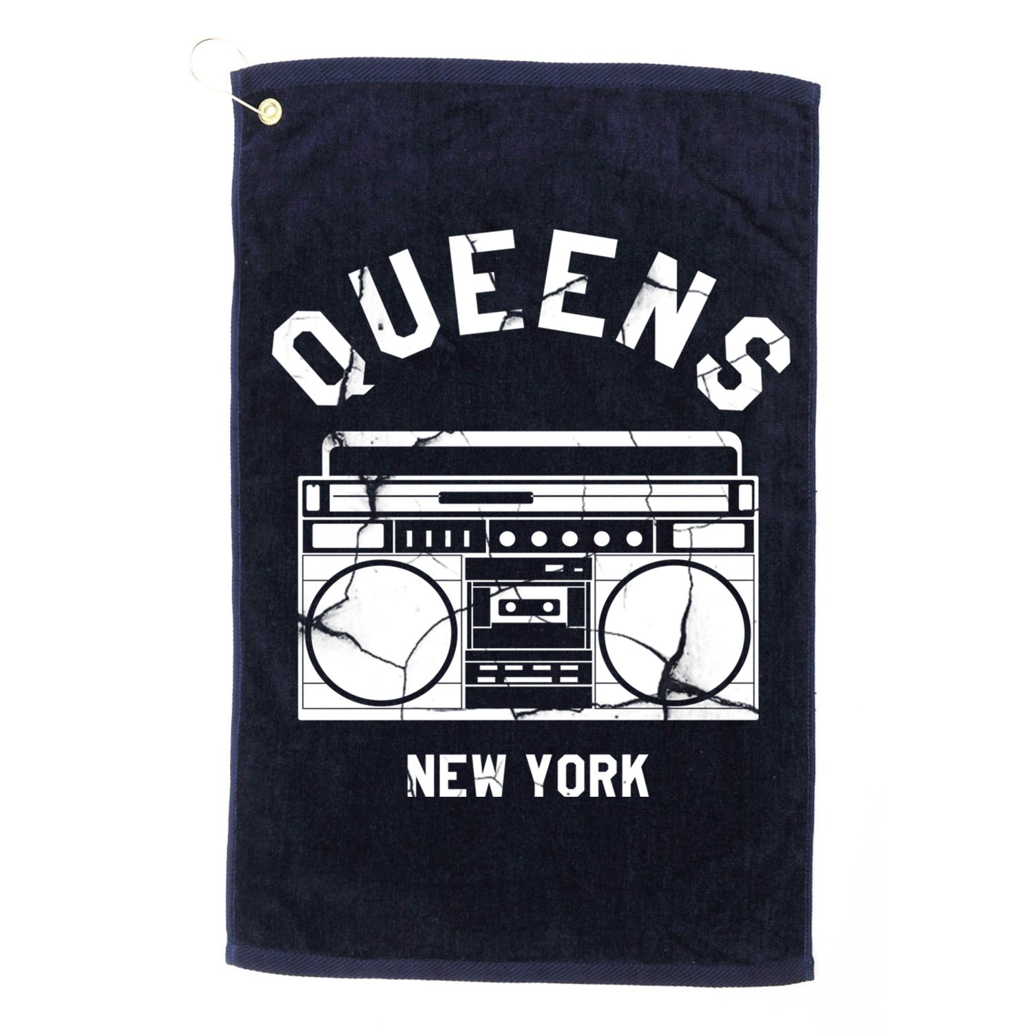 Queens NY Gifts New York NYC Boombox Golf Towel