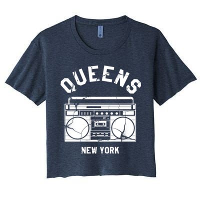 Queens NY Gifts New York NYC Boombox Crop Top