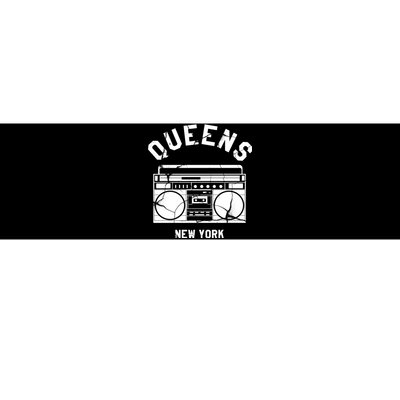 Queens Ny Gifts New York Nyc Boombox Bumper Sticker