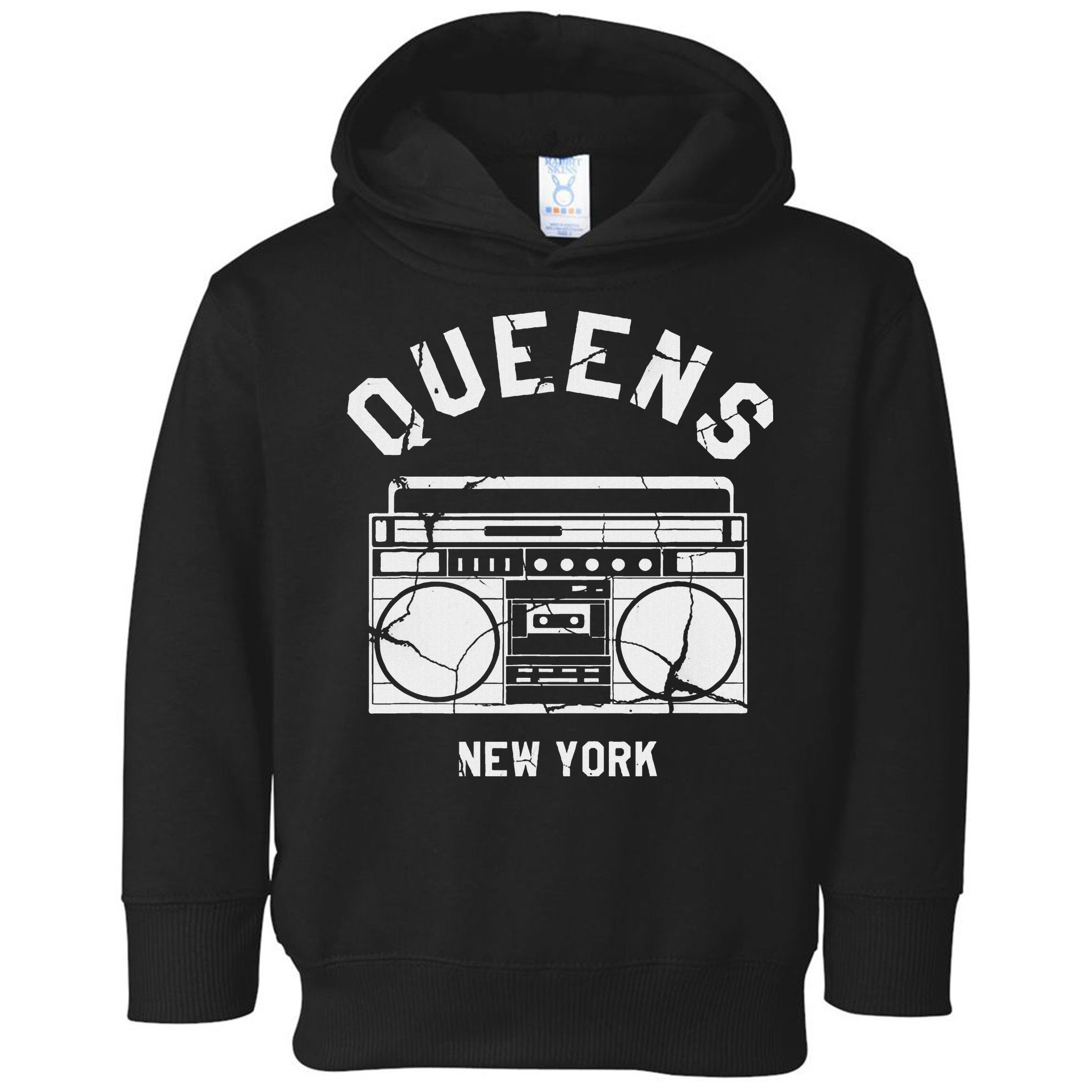 Queens Ny Gifts New York Nyc Boombox Toddler Hoodie