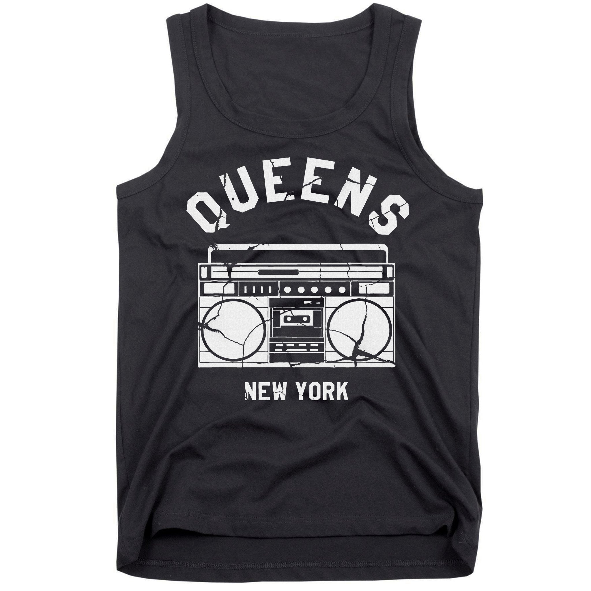 Queens Ny Gifts New York Nyc Boombox Tank Top