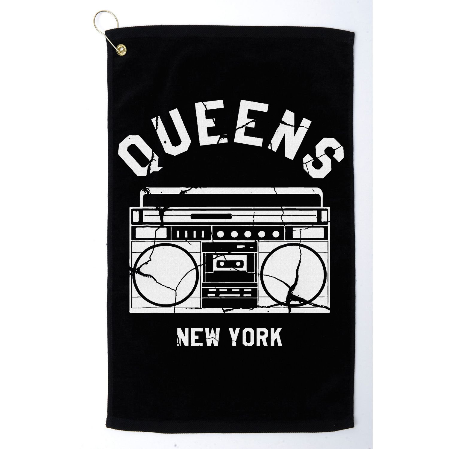 Queens Ny Gifts New York Nyc Boombox Golf Towel