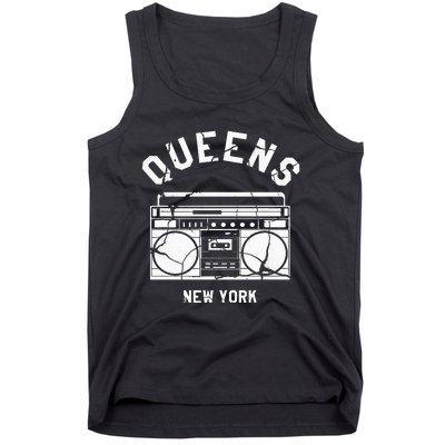 Queens Ny Gifts New York Nyc Boombox Tank Top