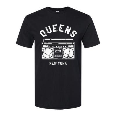 Queens Ny Gifts New York Nyc Boombox Softstyle® CVC T-Shirt