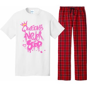 Queens Never Stop W.O.M.E.N.S Powerful G.I.R.L.S Graffiti Graphic Pajama Set