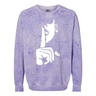 Quiet Nothing Saying Colorblast Crewneck Sweatshirt