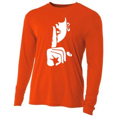 Quiet Nothing Saying Cooling Performance Long Sleeve Crew