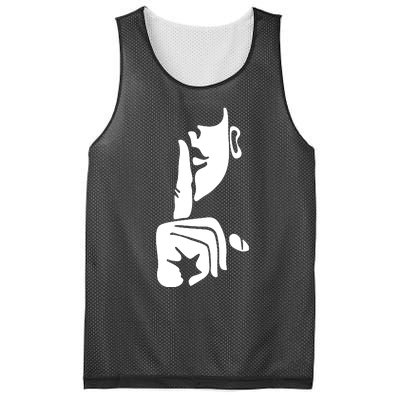 Quiet Nothing Saying Mesh Reversible Basketball Jersey Tank